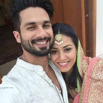 the newly wed shahid and mira kapoor