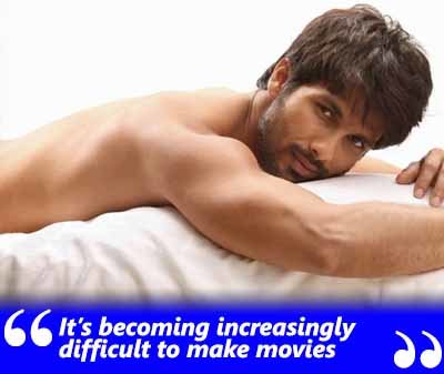 shahid kapoor exclusive interview quote on doing films