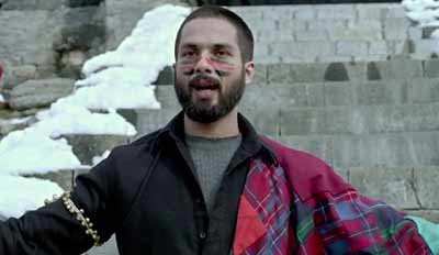 shahid kapoor in a still from haider