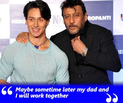 tiger shroff with his dad