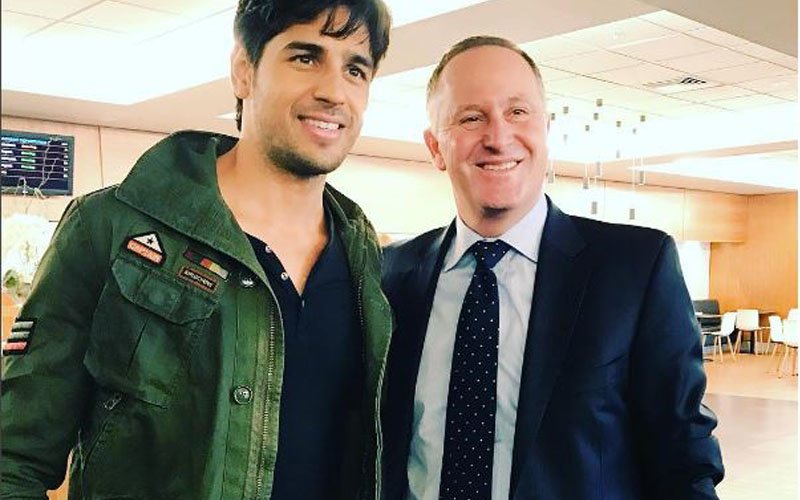 Sidharth Malhotra Meets New Zealand Prime Minister; But It Was An Unexpected Meet!