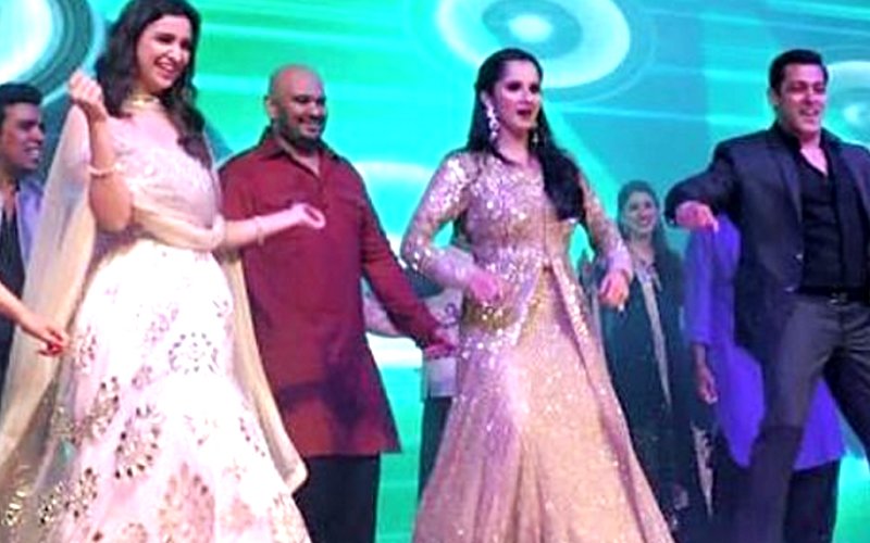 Salman And Parineeti Shake A Leg At The Sangeet Of Sania Mirza's Sister