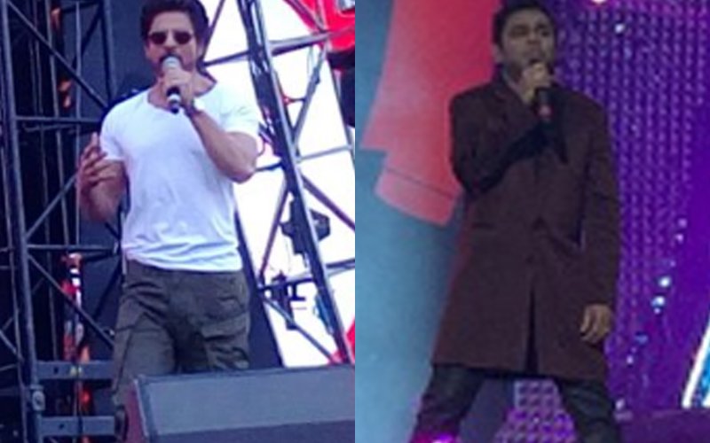 Coldplay In India Shah Rukh Khan Welcomes Ar Rahman On Stage