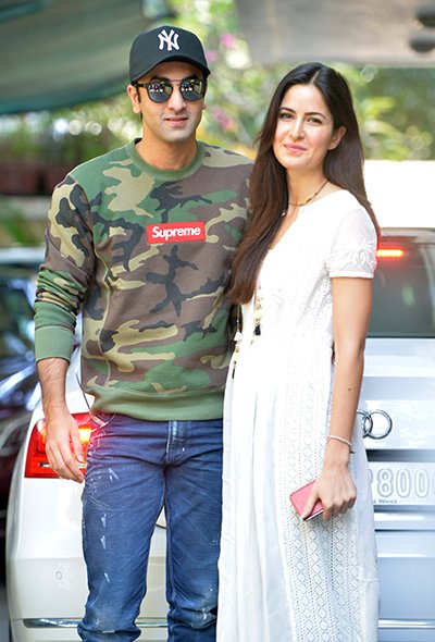 Ranbir Kapoor and Katrina Kaif snapped post an event in happier times