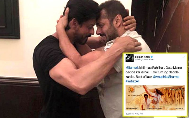 OMG: Salman Is Now Promoting Shah Rukh's Film And We Have The Behind-The-Scene Details Of The Deal