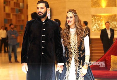 The Lalit Chandigarh for the ceremony yuvi and hazel attended by indian team