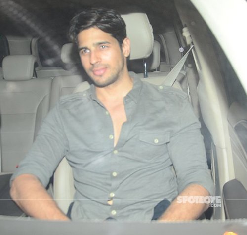 Siddharth malhotra at the party