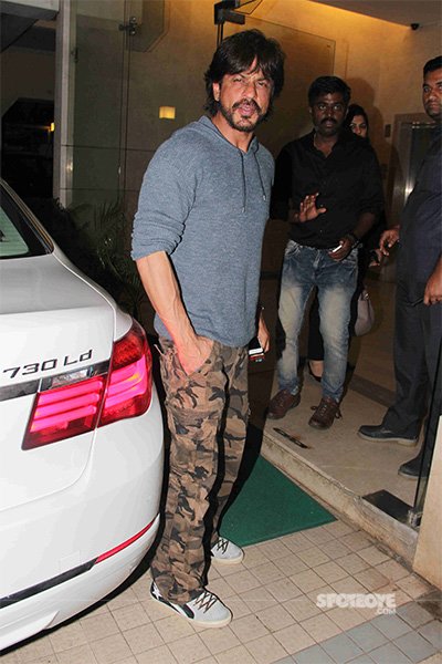 shah rukh khan at madhurs housewarming party