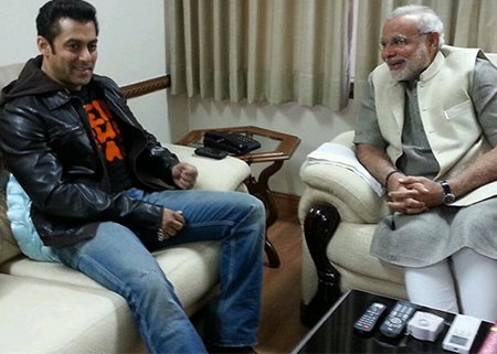 Salman khan and naredra modi