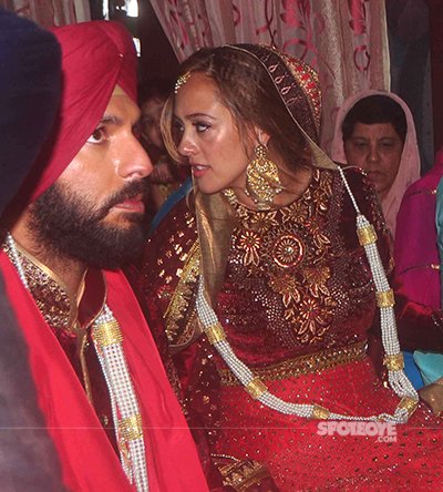 Yuvraaj Singh and Hazel's wedding