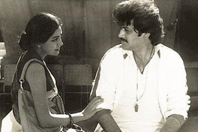 Raj Kiran And Simi Garewal In The Movie Arth