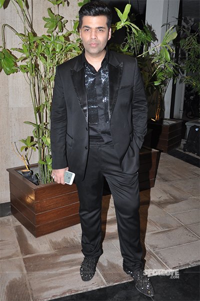 karan johar at manish malhotra pre birthday bash