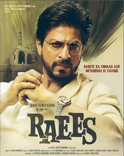 shah rukh khan in and as raees