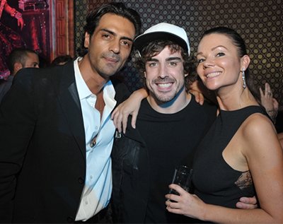 arjun rampal partying