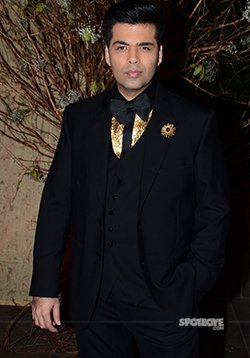 karan johar snapped at an event