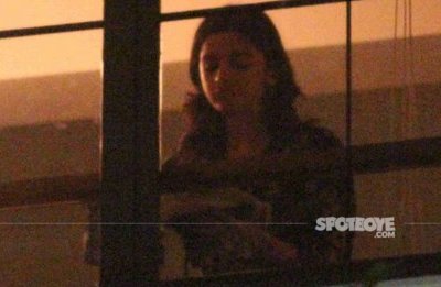 alia bhatt snapped at her new residence