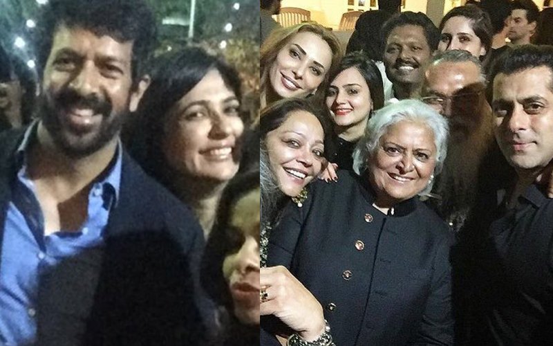 Kabir Khan Attends Salman Khan’s 51ST Birthday Party, Signals All Is Well!