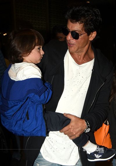 abram and shah rukh khan