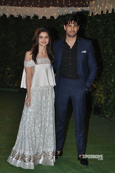 allia bhatt and sidharth malhotra at ronnie screwala daughter wedding