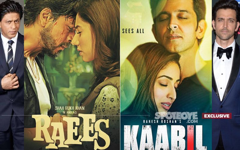 Shah Rukh & Hrithik SWORD FIGHT at Multiplexes for Raees & Kaabil