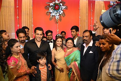 salman khan at a wedding