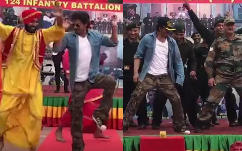 Shah Rukh Khan Dances With Jawans, Celebrates Republic Day In Punjabi Style