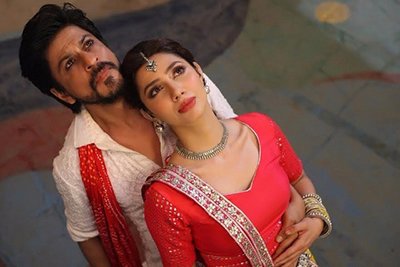 mahira khan with srk