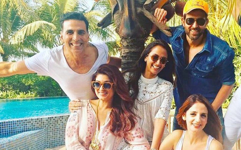 Akshay & Twinkle Treat Hrithik-Sussanne For A Perfect Sunday Lunch!