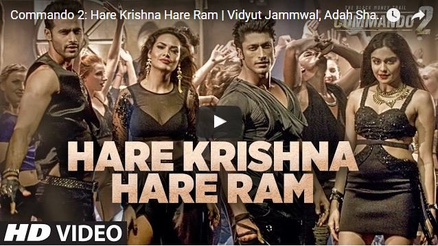 hare rama hare krishna song commando adah sharma esha gupta