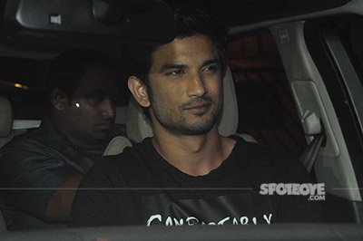 sushant singh rajput snapped at karan johars valentines party