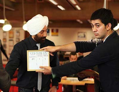 sunny deol with karan deol