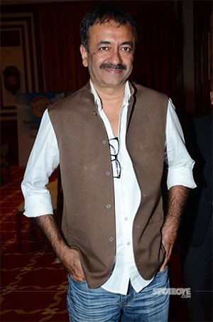 rajkumar hirani spotted at an social event