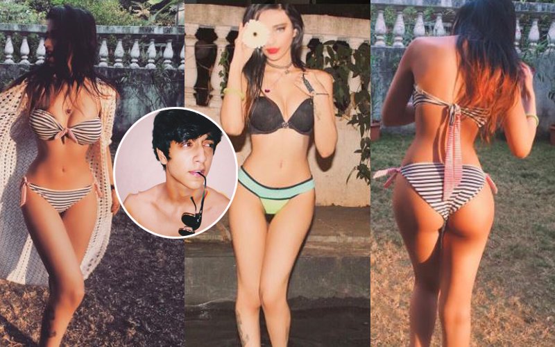 ooh la la: ahaan pandey drools over sakshi chopra's bikini pics, s...