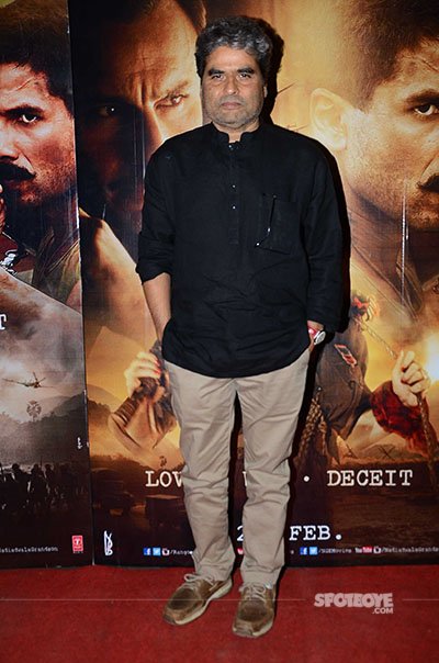 vishal bhardwaj at the special screening of rangoon held for bollywood filmmakers