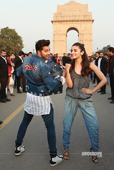 varun dhawan and alia bhatt promoting badrinath ki dulhania