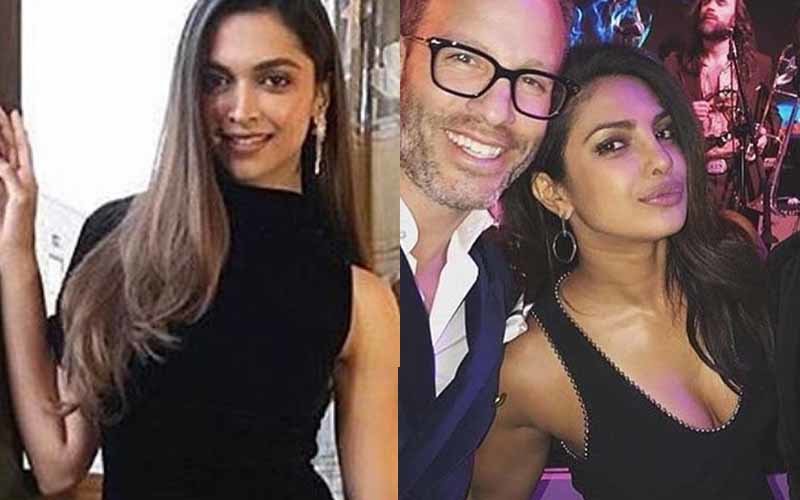Deepika Padukone & Priyanka Chopra Wear Black For Pre-Oscar Parties