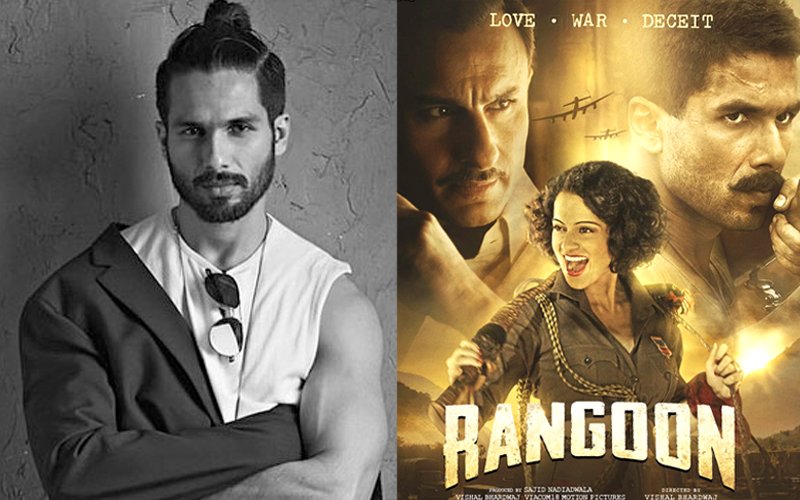 Is Shahid Kapoor Feeling Sh***y After Rangoon’s Failure?