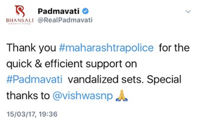 padmavati twitter