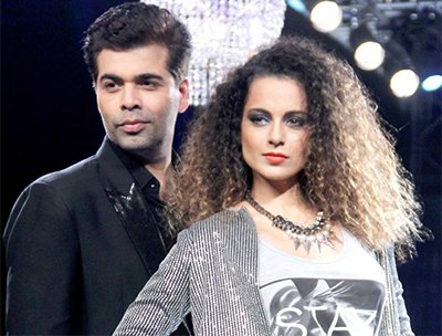 karan johar and kangana ranaut