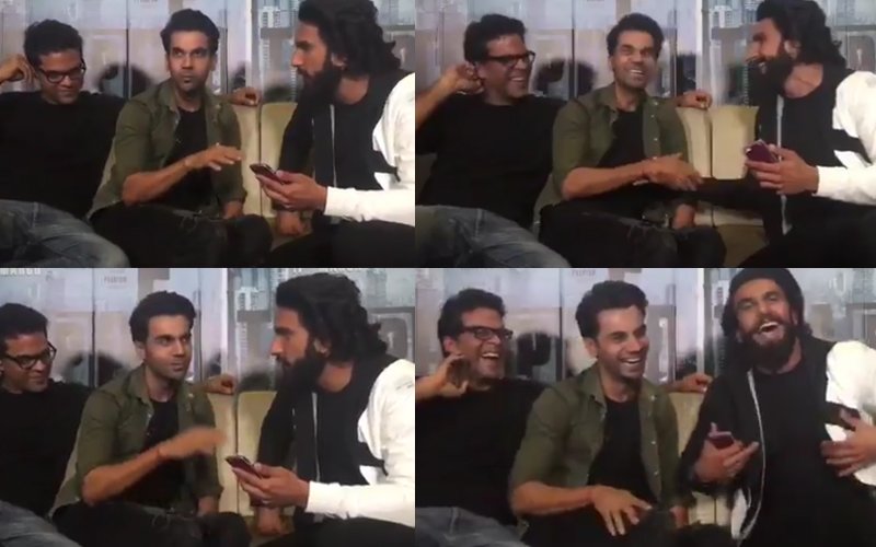 WATCH: Ranveer Singh’s Awesome Rap With Rajkummar Rao For Trapped