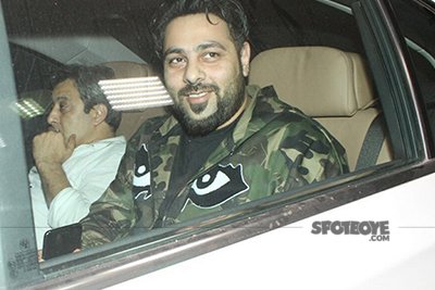 rapper badshah spotted at phillauri screening