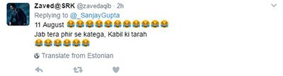 Kaabil director sanjay gupta gets trolled about tweets on the clash between srk and akshay kumar