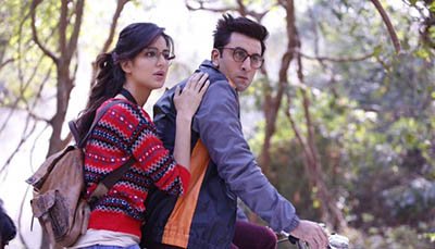 ranbir kapoor and katrina kaif in a still from their next jagga jasoos