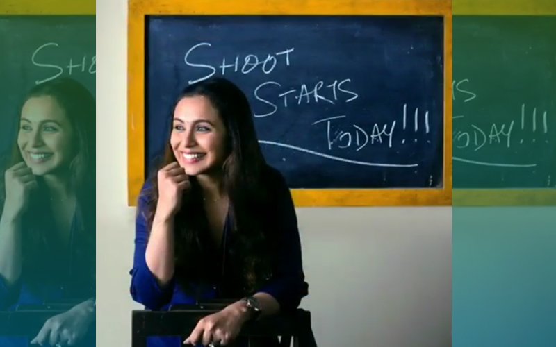 FIRST LOOK: Rani Mukerji Looks Radiant On The First Day Shoot Of Hichki