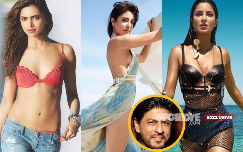 Three Way Fight Over Shah Rukh Khan: Deepika Padukone Vs Anushka Sharma Vs Katrina Kaif