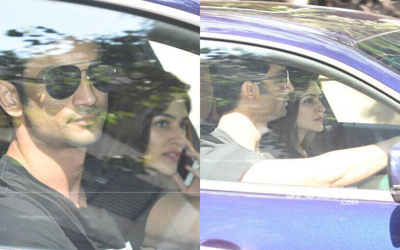 Sushant Singh Rajput Takes Rumoured Girlfriend Kriti Sanon Out For A Ride