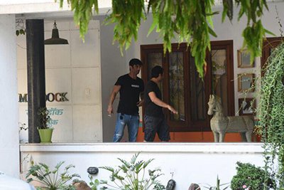 sushant singh rajput and kriti spotted