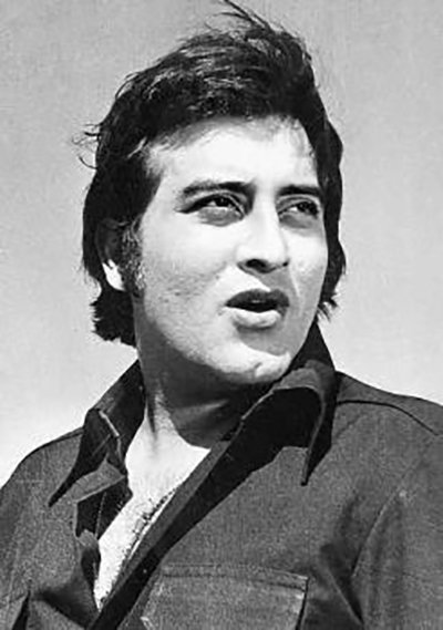 vinod khanna black and white