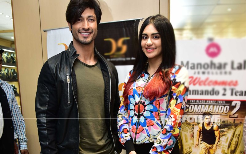 Vidyut Jamwal & Adah Sharma Promote Commando 2 With The Central Industrial Security Force