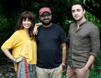 kangana and imran with filmmaker nikhil advani